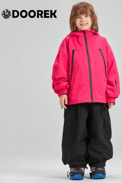 DOOREK Kids 3L Waterproof Ski Snowboard Jacket and Pants Set