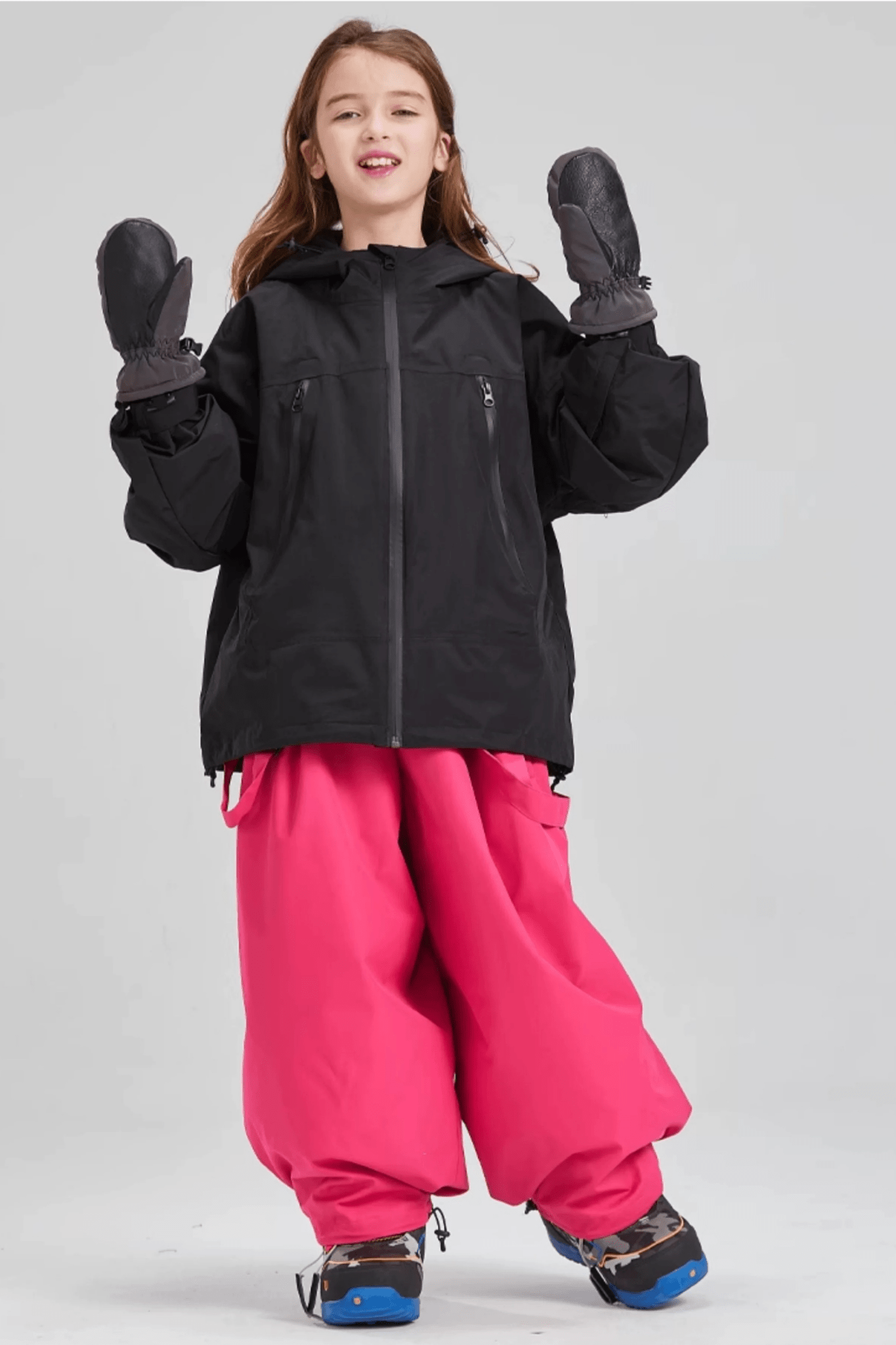 DOOREK Kids 3L Waterproof Ski Snowboard Jacket and Pants Set