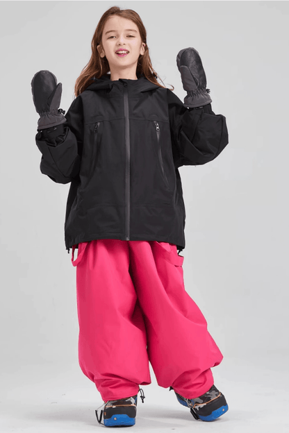 DOOREK Kids 3L Waterproof Ski Snowboard Jacket and Pants Set