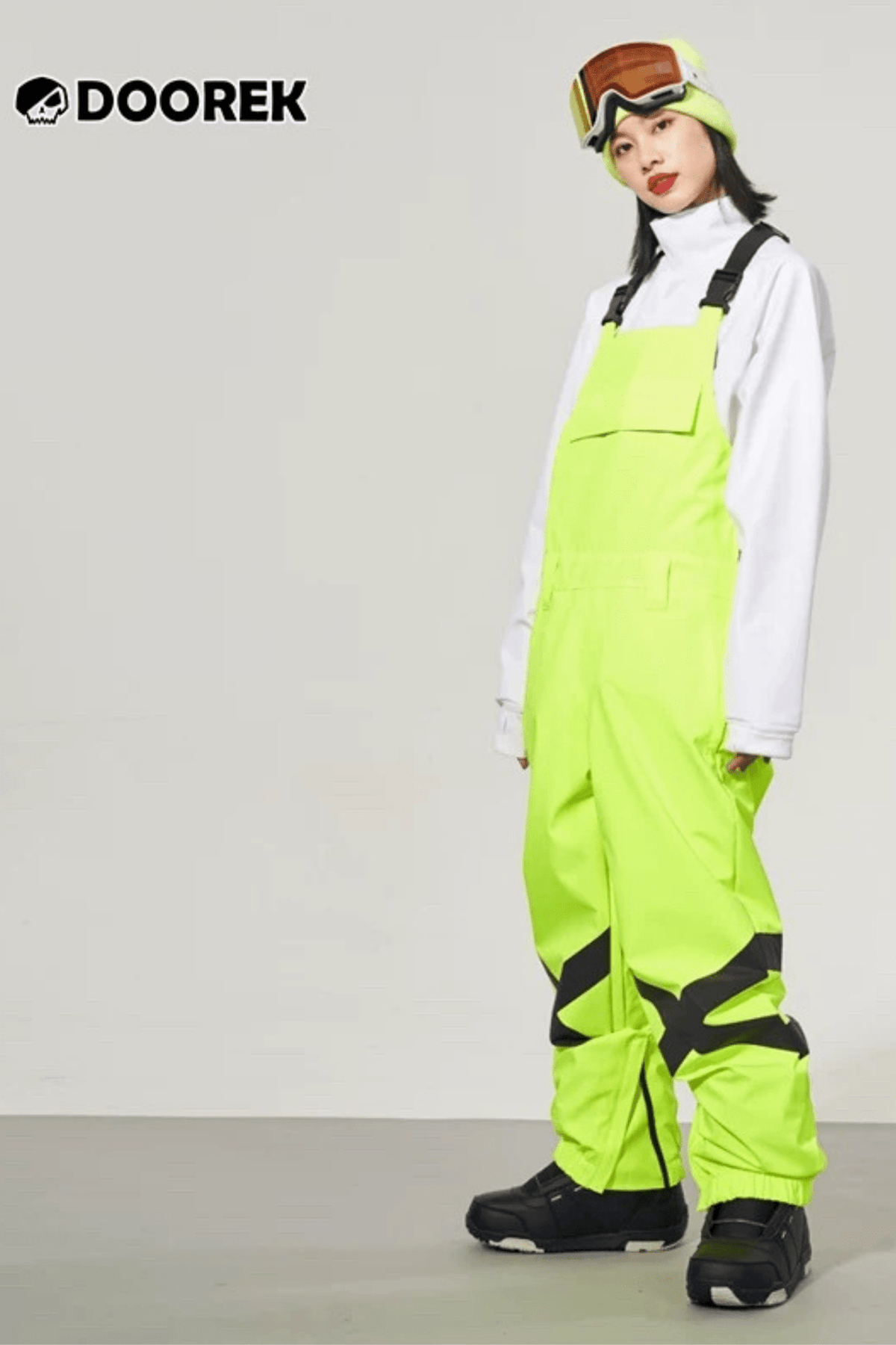 DOOREK Reflective Snowboard Bib Pants
