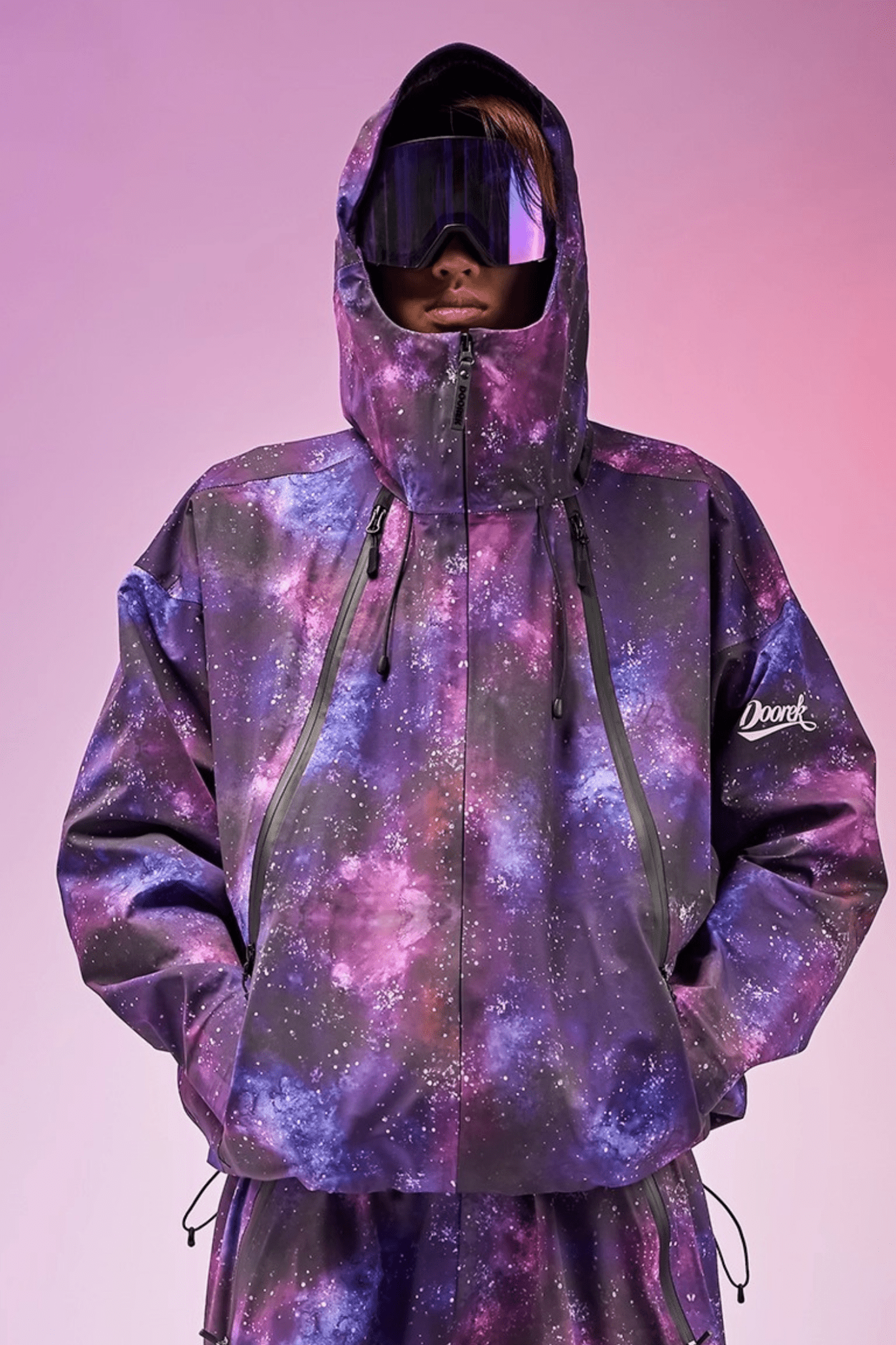 DOOREK Unisex 3L Cosmic Hardshell Snow Jacket and Pants Set