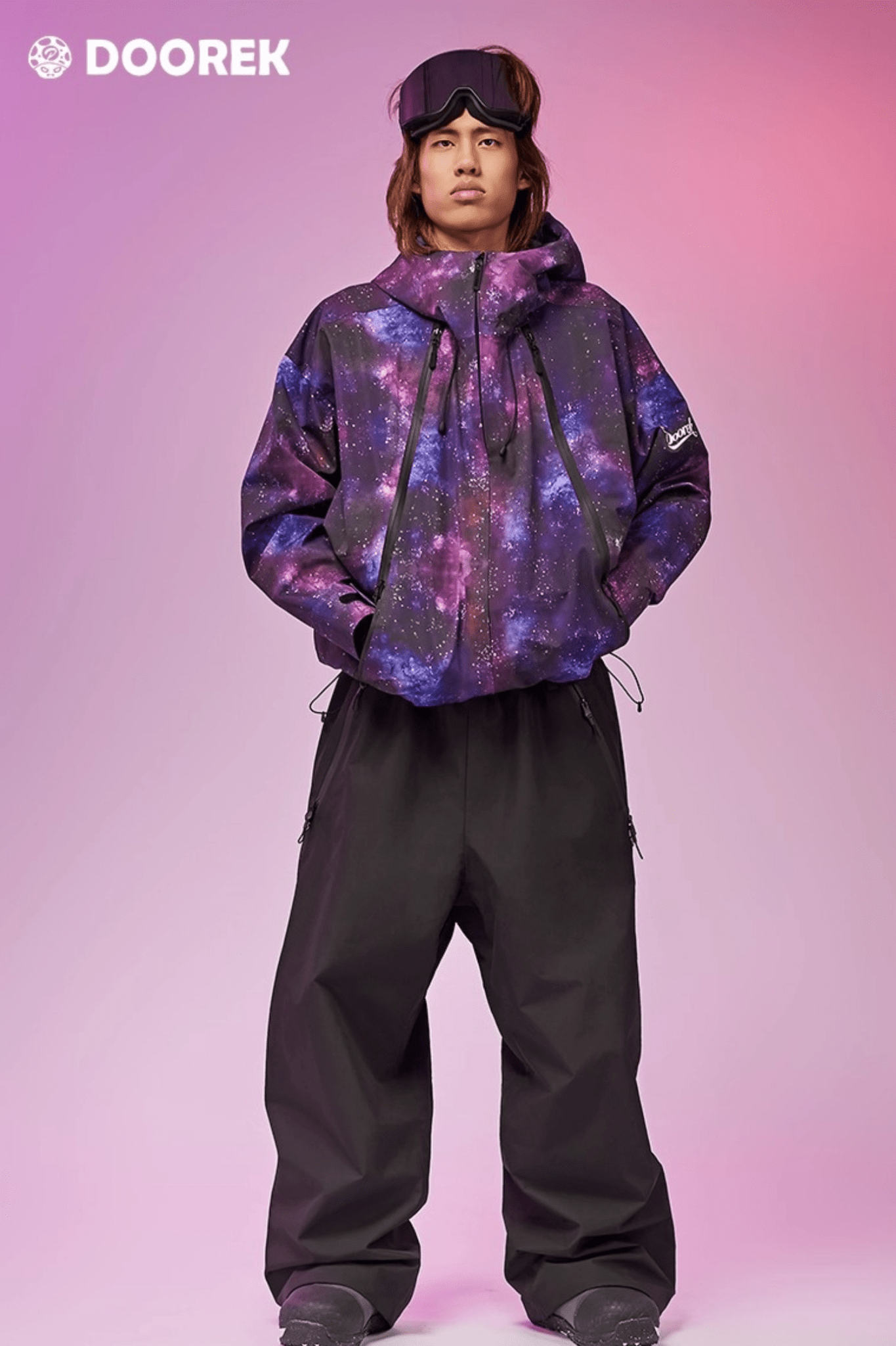 DOOREK Unisex 3L Cosmic Hardshell Snow Jacket and Pants Set
