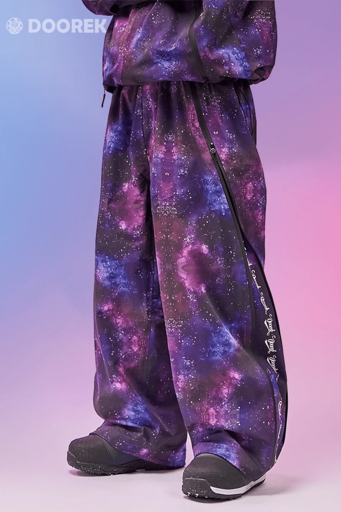 DOOREK Unisex 3L Cosmic Hardshell Snow Jacket and Pants Set
