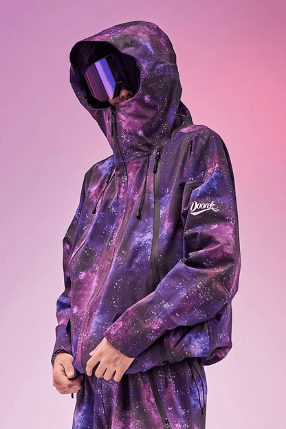 DOOREK Unisex 3L Cosmic Hardshell Snow Jacket and Pants Set
