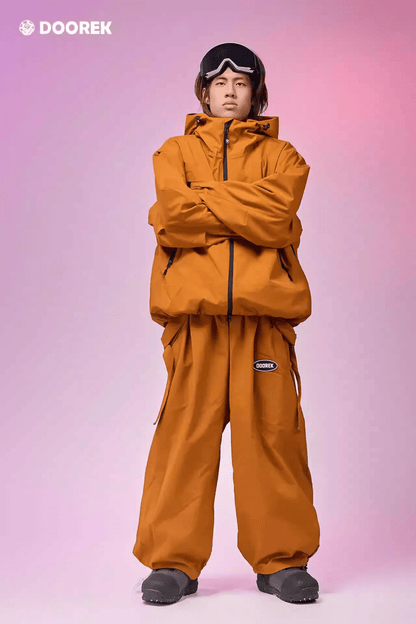 DOOREK Unisex 3L Thunder Insulated Snow Jacket and Pants Set