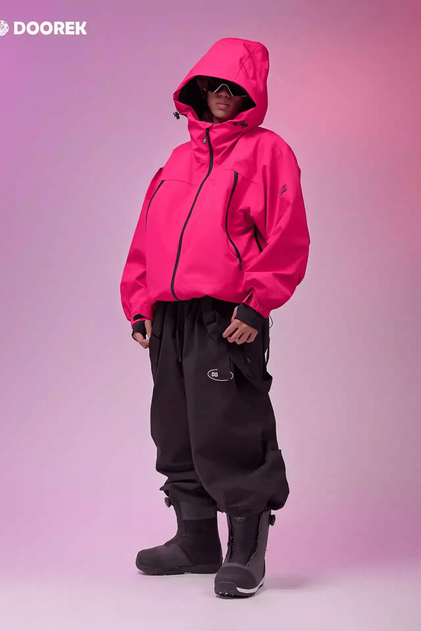 DOOREK Unisex 3L Thunder Insulated Snow Jacket and Pants Set