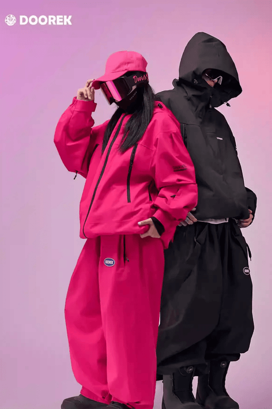 DOOREK Unisex 3L Thunder Insulated Snow Jacket and Pants Set