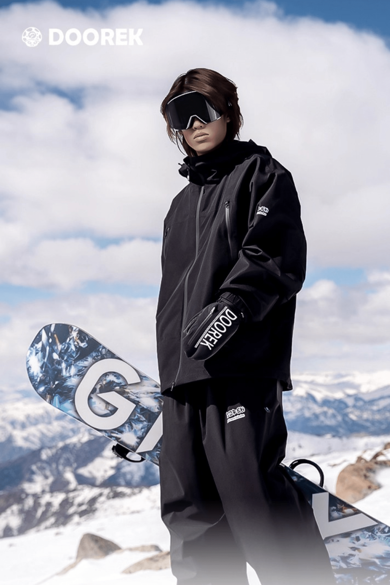 DOOREK Unisex 3L Thunder Insulated Snow Jacket and Pants Set