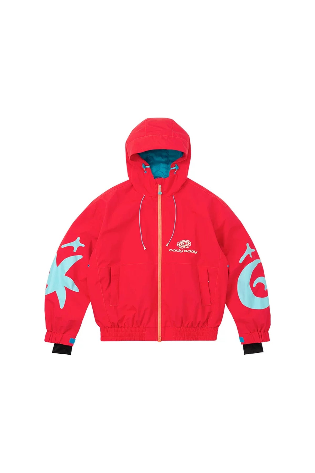 OddyEddy Eclipse Red Ski & Snowboard Jacket product-only or alternate product view