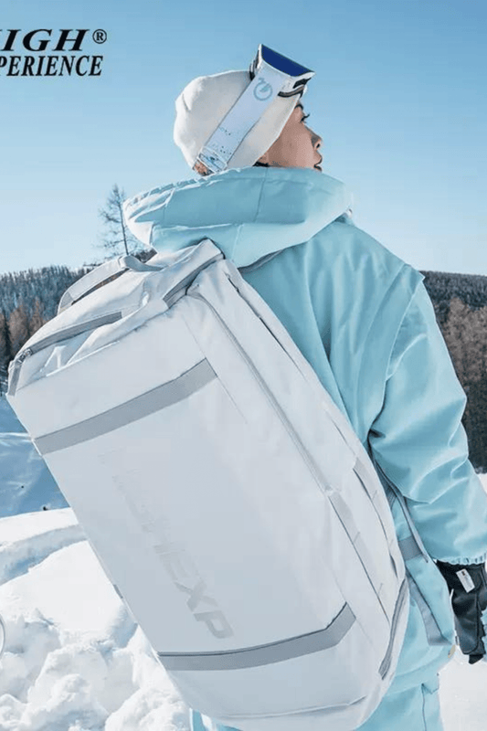HIGH EXPERIENCE Winter Snowboard Backpack White
