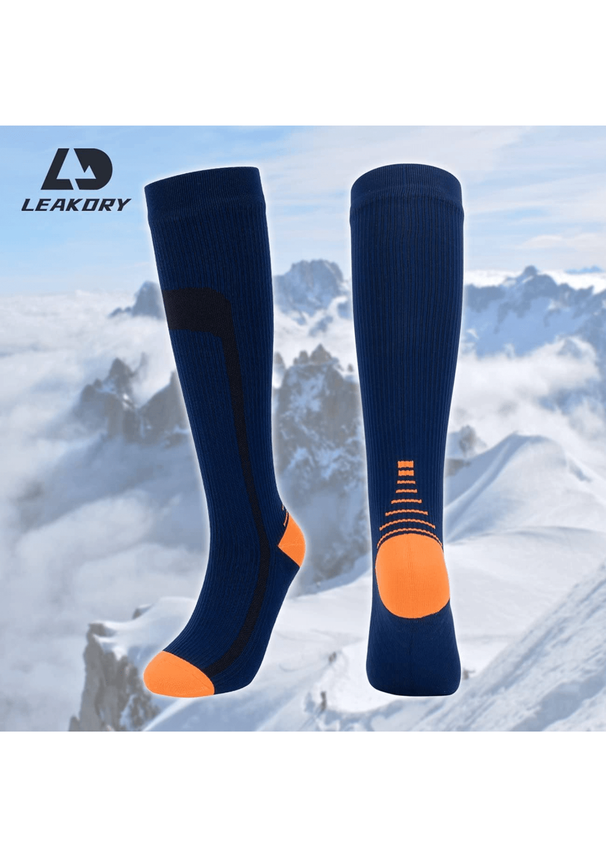 Leakdry Merino Wool Ski Snowboard Waterproof Socks Knee High