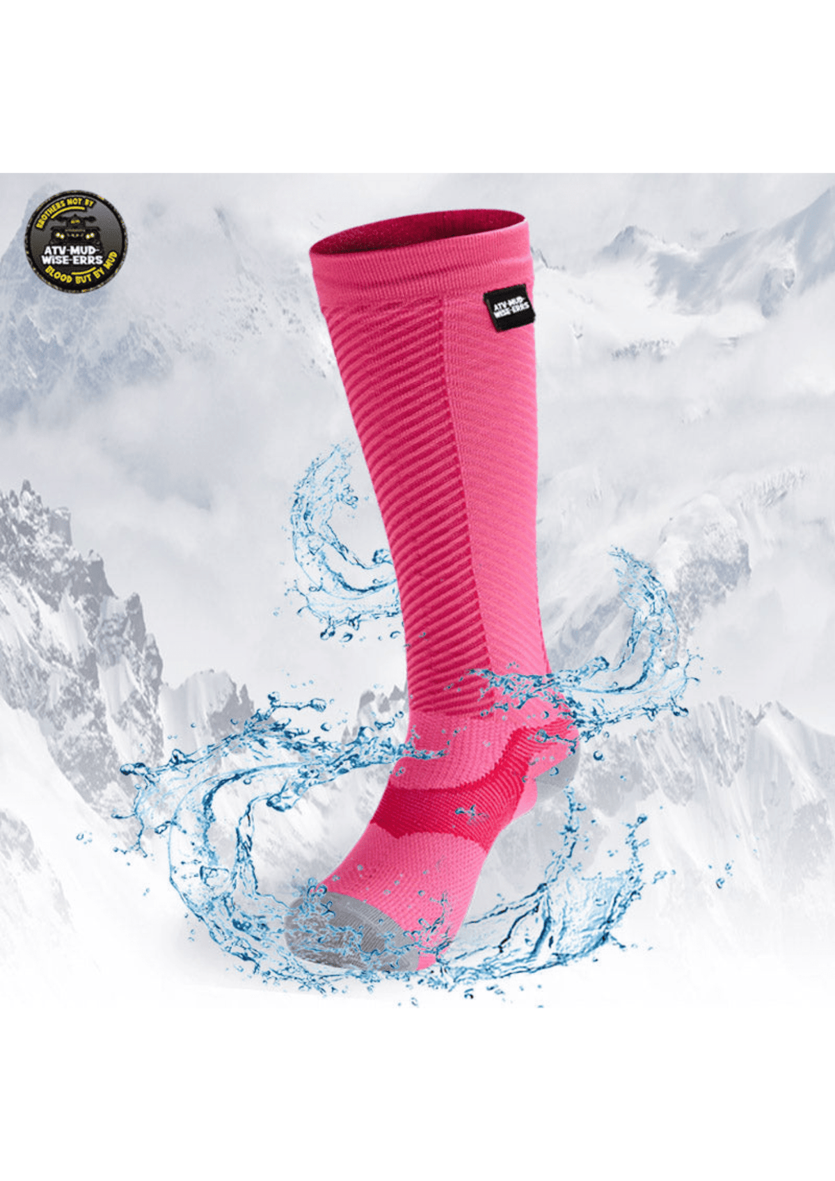 Leakdry Waterproof Breathable Socks Ultra Compression Knee High