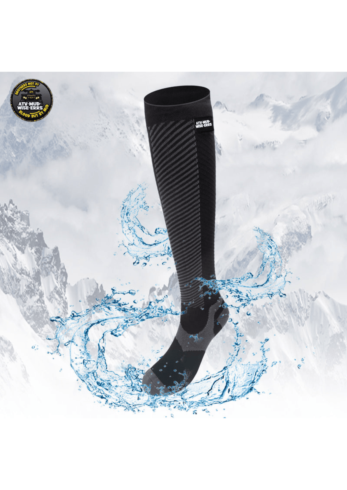 Leakdry Waterproof Breathable Socks Ultra Compression Knee High