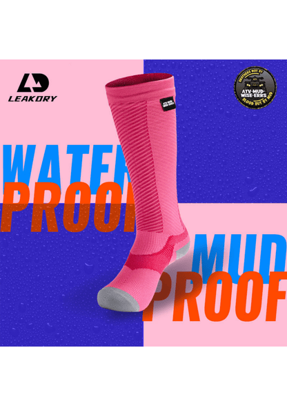 Leakdry Waterproof Breathable Socks Ultra Compression Knee High