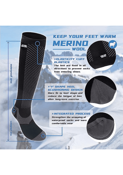 Leakdry Waterproof Breathable Socks Ultra Compression Knee High