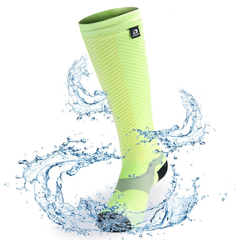Leakdry Waterproof Breathable Socks Ultra Compression Knee High