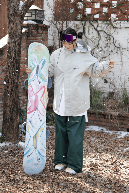 LMDSNOW Women's Classic Snowboard Jacket and Pants Set