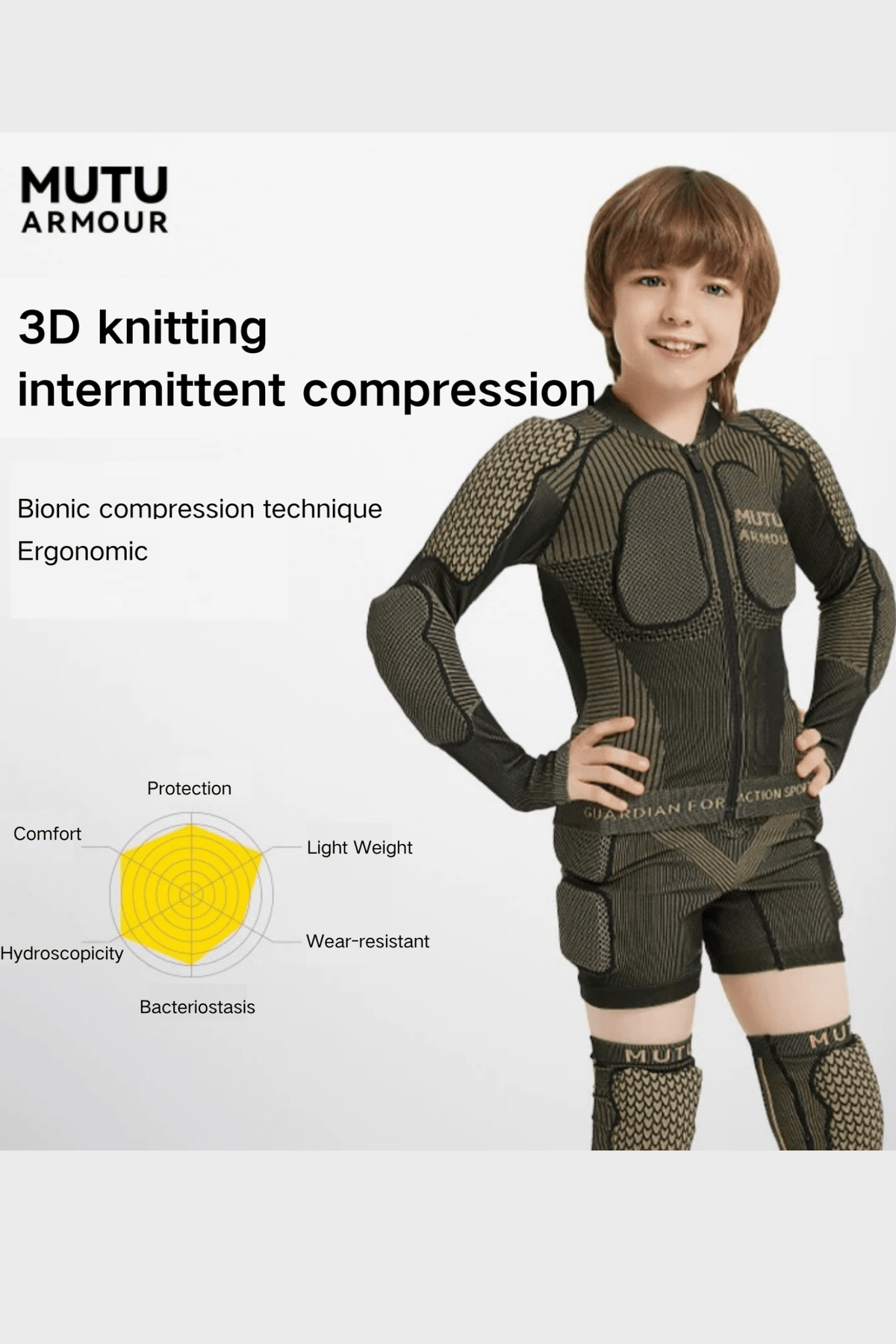 Mutu Kids' Ski Snowboard Protective Gears