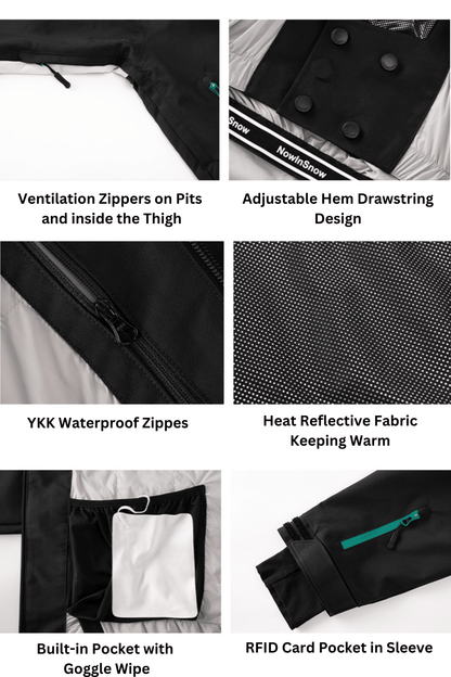 NIS 24/25 CLASSIC 2L Ski Snowboard Jacket and Pants Set
