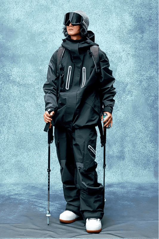 NIS SuperB 3L Ski Snowboard Jacket and Pants Set Black