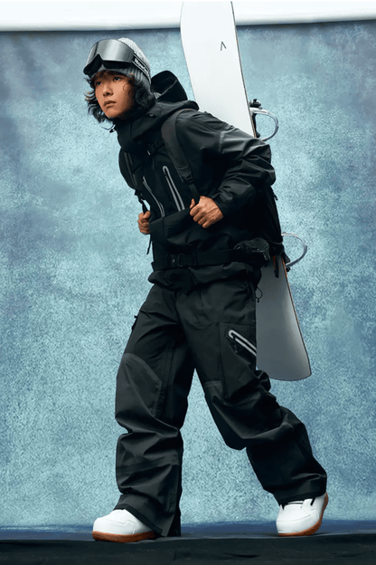 NIS SuperB 3L Ski Snowboard Jacket and Pants Set Black