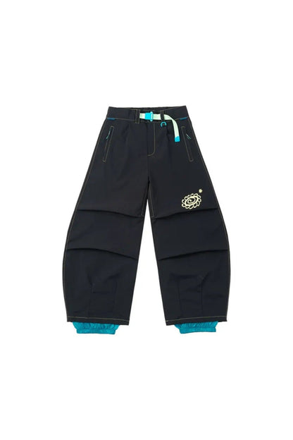 OddyEddy Luna Black baggy snowboard pants product view