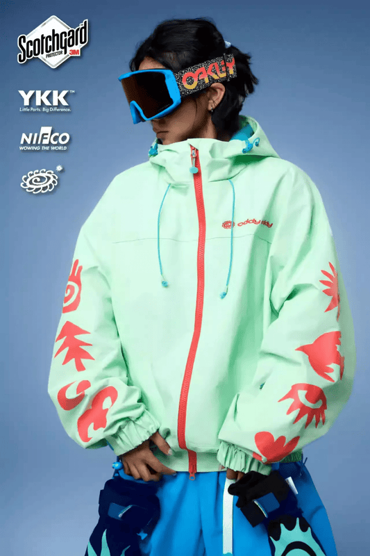OddyEddy Mint Drip Snowboard Ski Jacket - Unisex