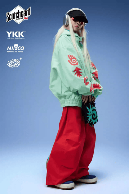 OddyEddy Mint Drip Snowboard Ski Jacket - Unisex