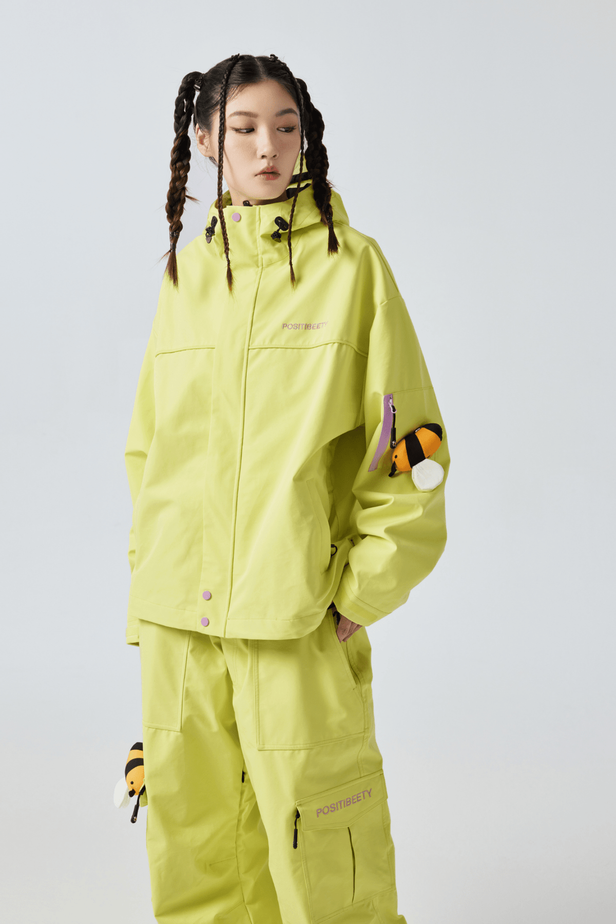 Positibeety 3L Detachable Bee Snow Jacket