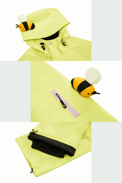 Positibeety 3L Detachable Bee Snow Jacket