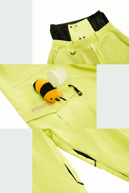 Positibeety 3L Detachable Bee Snow Pants