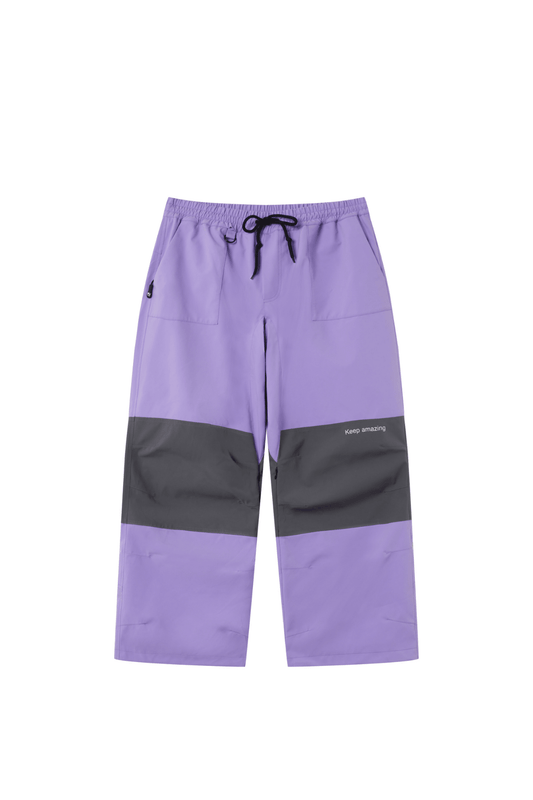 Positibeety 3L Purple Ski Snowboard Pants