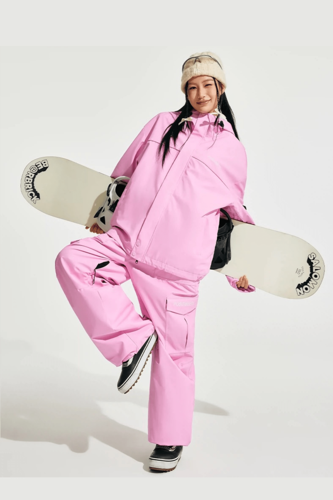 Positibeety Women's 3L Detachable Bee Ski Snowboard Jacket and Pants Set