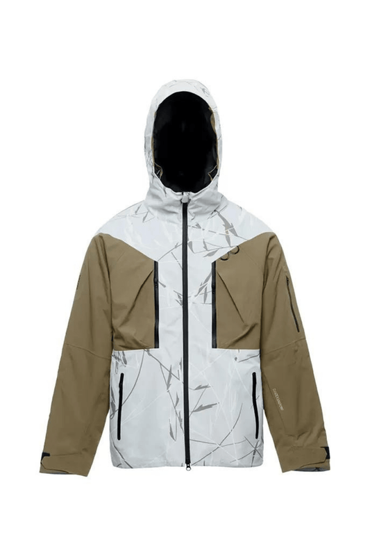 RandomPow Bamboo Pattern Snow Jacket