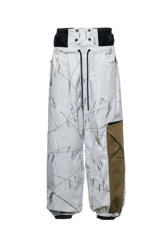 RandomPow Bamboo Pattern Snow Pants