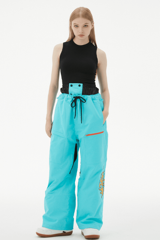 RandomPow Embroidery Ski Snowboard Pants