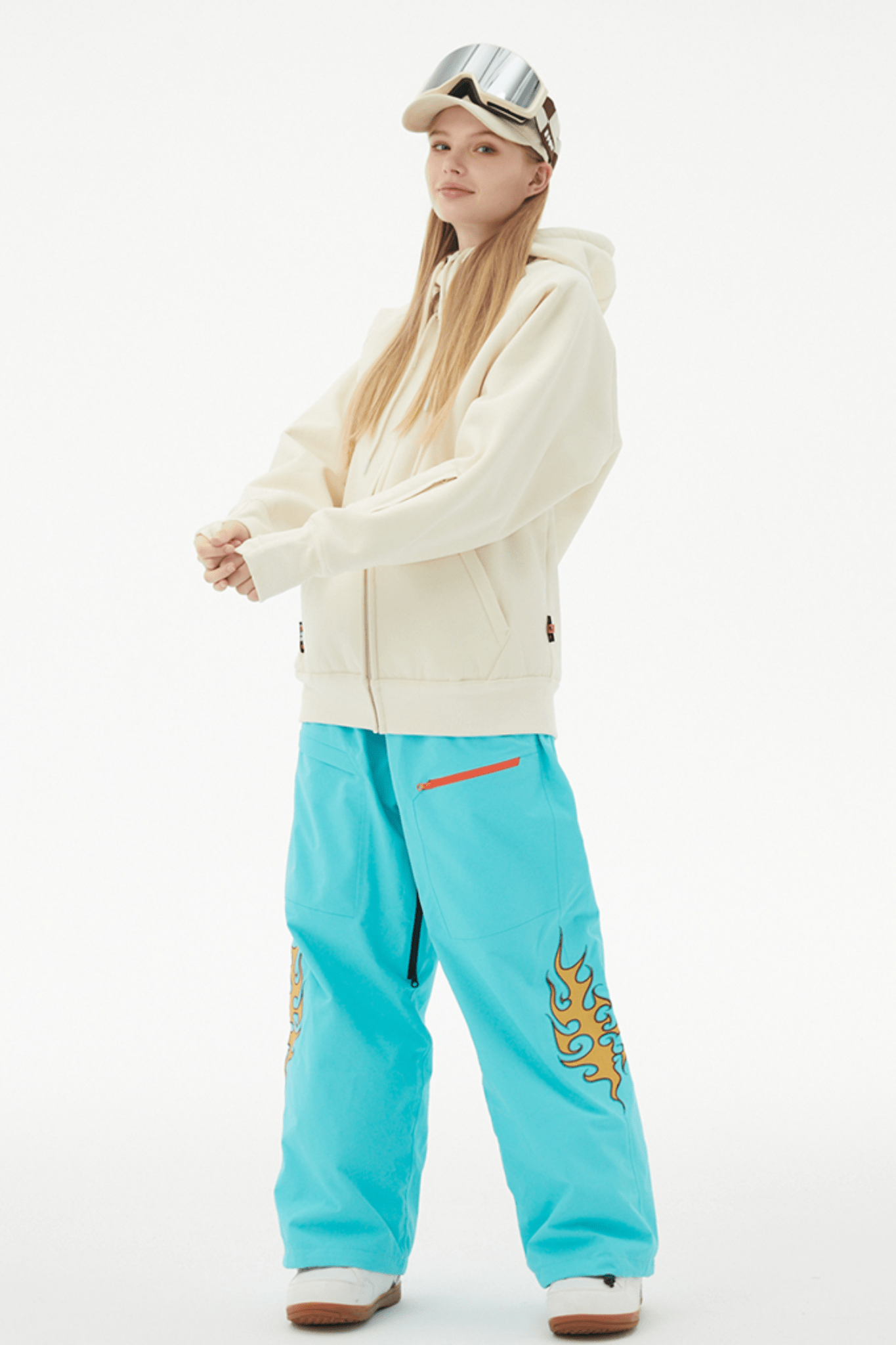 RandomPow Embroidery Ski Snowboard Pants