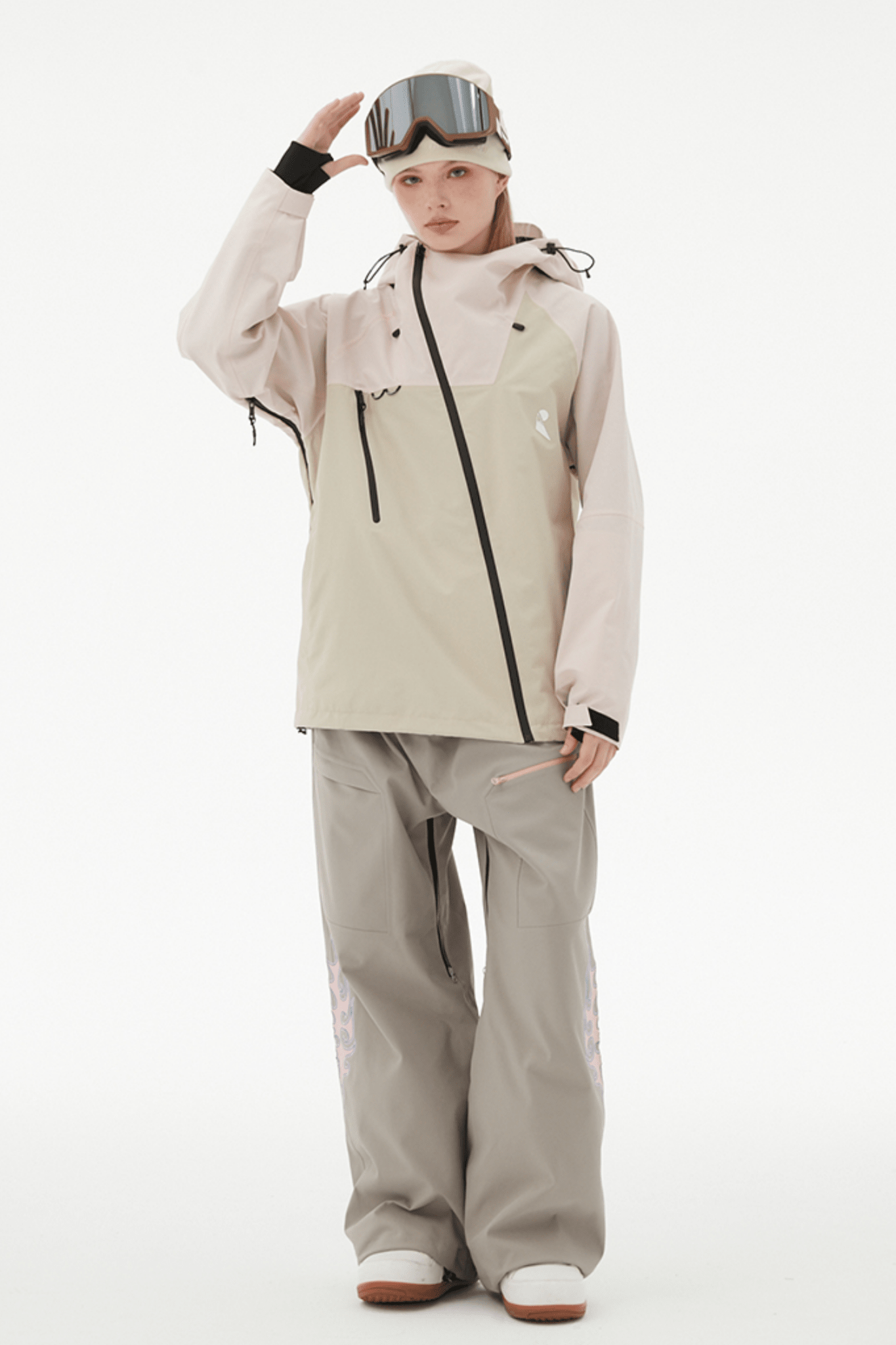 RandomPow Embroidery Ski Snowboard Pants