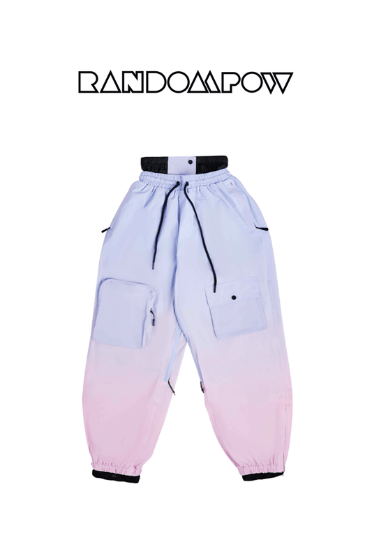 RandomPow Gradient Pink Snow Pants