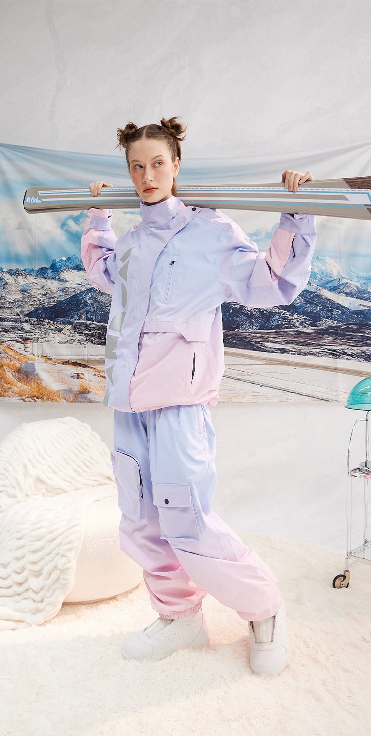 RandomPow Gradient Pink Snow Pants