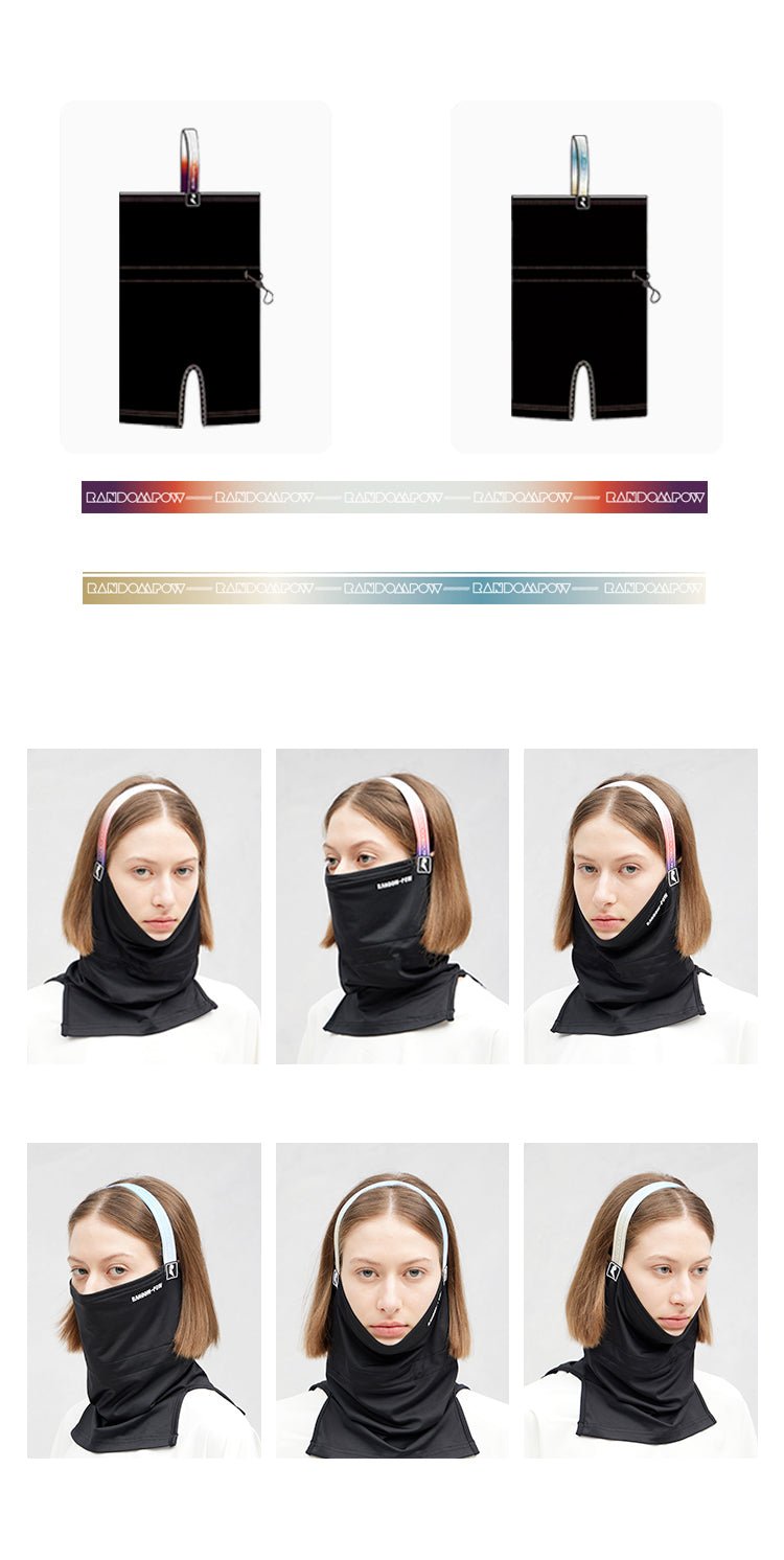 RandomPow Gradient Ski Snowboard Face Mask