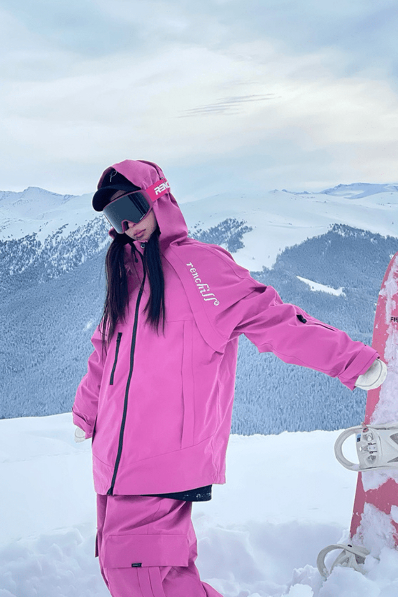 RenChill 3L Classic Two Pieces Snow Jacket and Pants Set