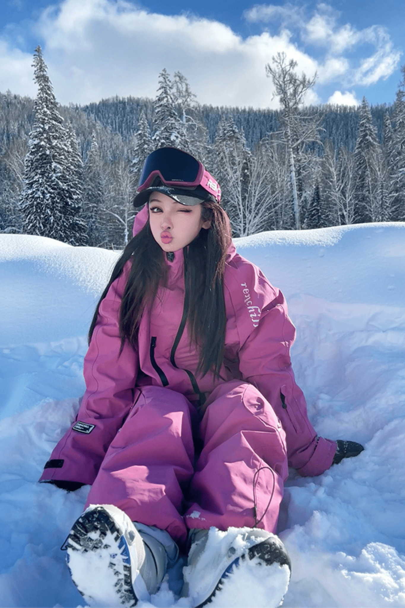 RenChill 3L Classic Two Pieces Snow Jacket and Pants Set