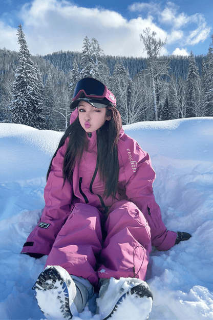 RenChill 3L Classic Two Pieces Snow Jacket and Pants Set