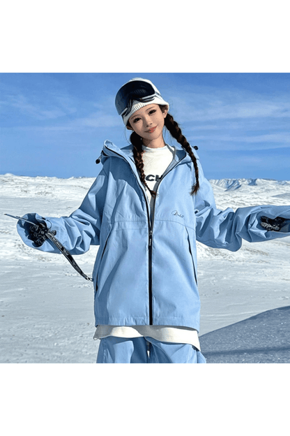 Renchilli Ocean Blue Snowboard Jacket and Pants Set