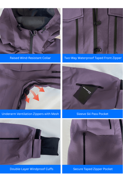 SEARIPE Classic 3L Snow Jacket - Unisex