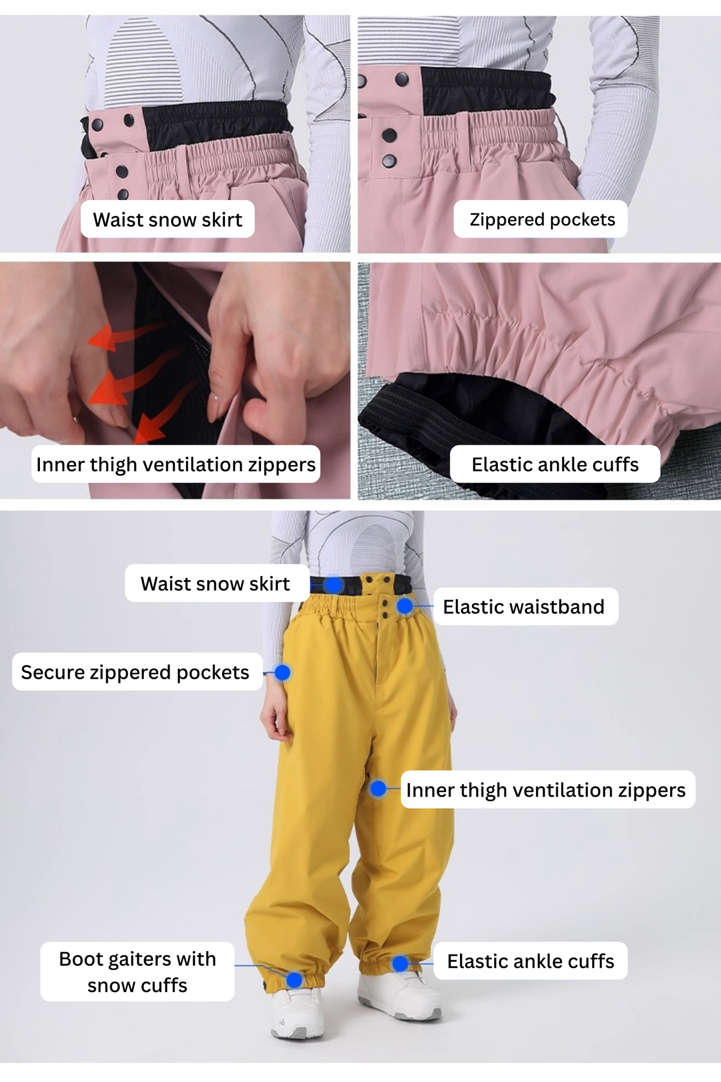 SEARIPE Signature 3L Snow Pants - Unisex