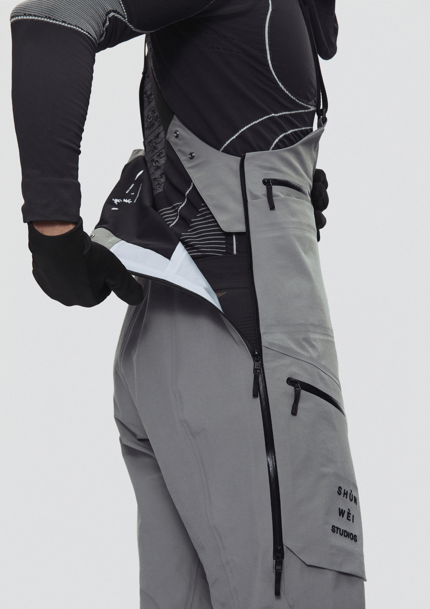 SHUNWEI STUDIOS No.7 Dermizax® 3L BIB PANTS