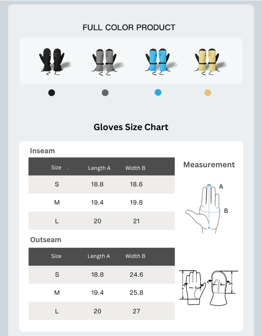 SHUNWEI STUDIOS No.7 Powder Mittens