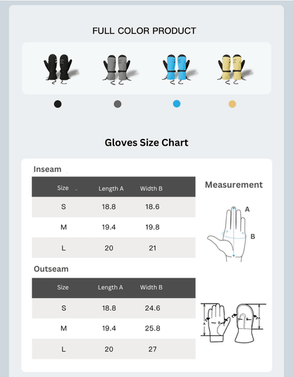 SHUNWEI STUDIOS No.7 Powder Mittens